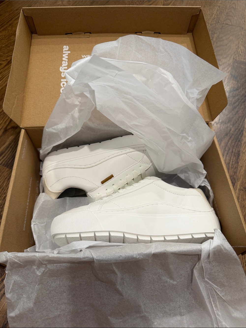 Dr Scholls White Platform Sneakers - Womens 5.5